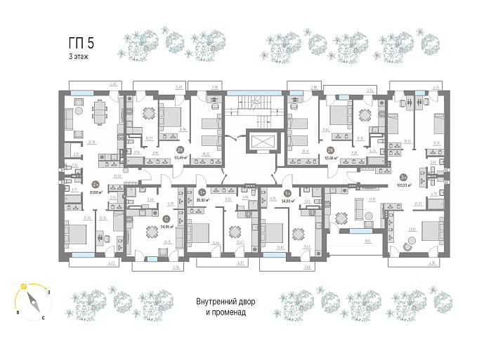 Квартира  №22