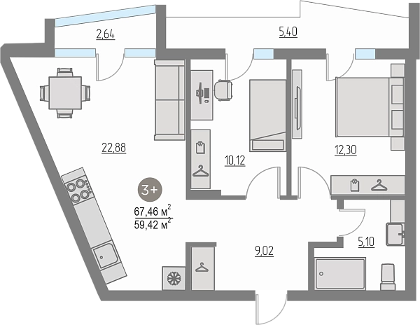 Квартира №43