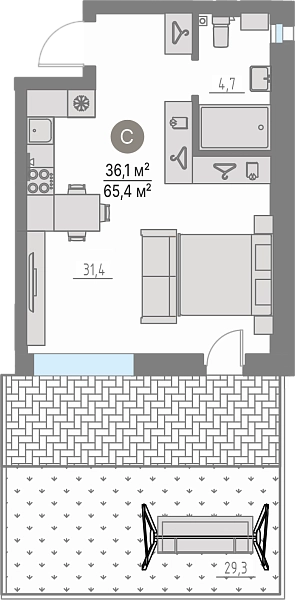 Квартира №3
