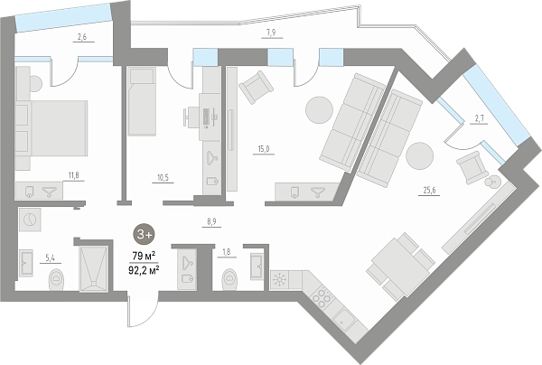 Квартира №15