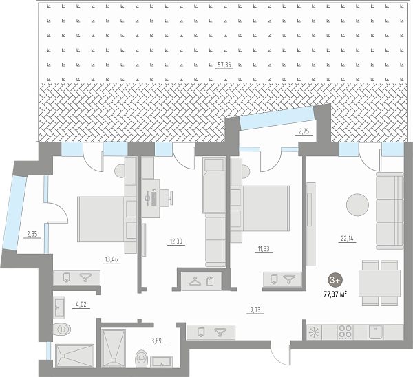 Квартира №3